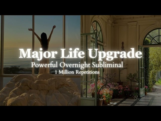 Transform Your Life Overnight -  8 hour Subliminal - 1 Million Repetitions - [Powerful Subliminal]