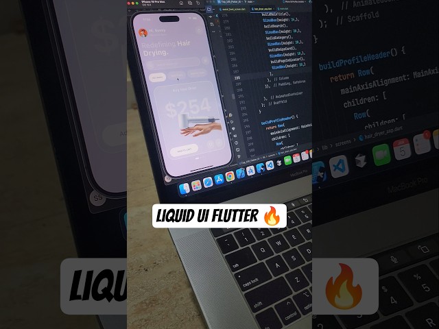 Modern Glassmorphism App UI 🔥🔥 #flutter #appdesign #short