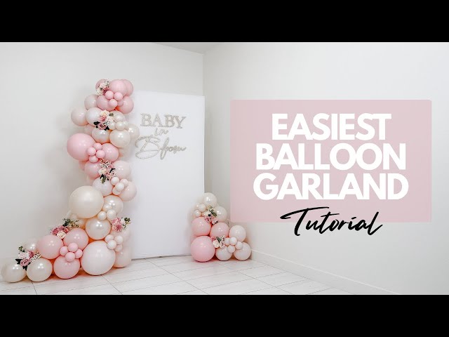 Balloon Garland Tutorial | Balloon Decoration Ideas at Home | DIY Balloon Decor Step by Step