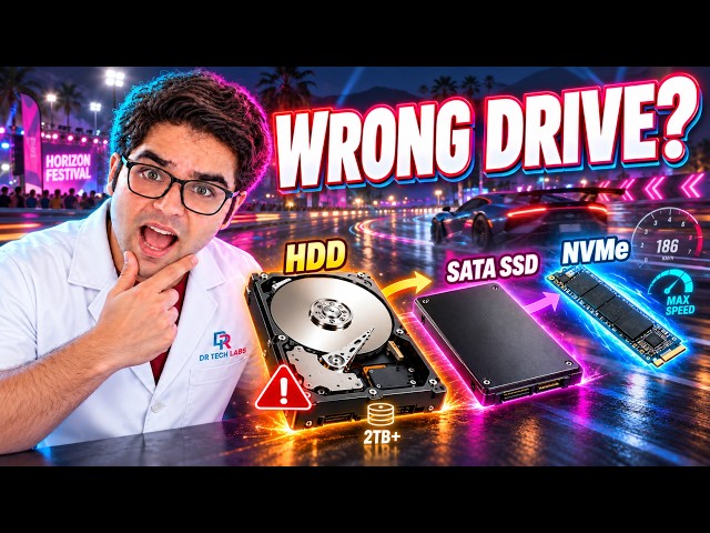 You’re Buying Storage Wrong — HDD vs SSD vs NVMe Explained