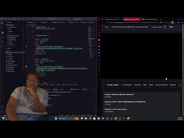 Coding Everyday until I become a Web Dev | Day 109 - Coding in the Hood - Learning React - 17