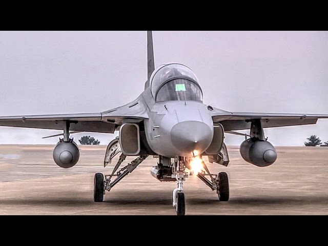 FA-50 Light Attack Aircraft Jet & F-16 @ Kunsan Air Base