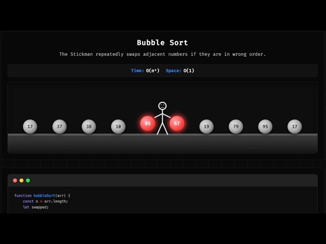 Stickman Do Bubble Sort