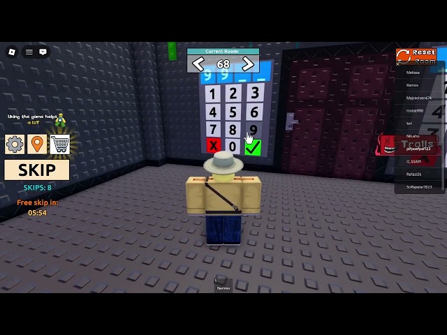 Tutorial 707: Prove You Are Not a Dum-Dum on Roblox Room 68 (Roblox 13.68)