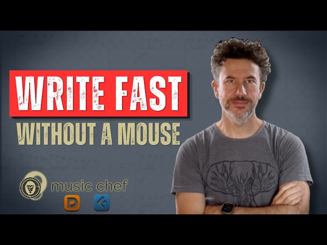 How I Write Music Fast in Dorico (Keyboard Only)