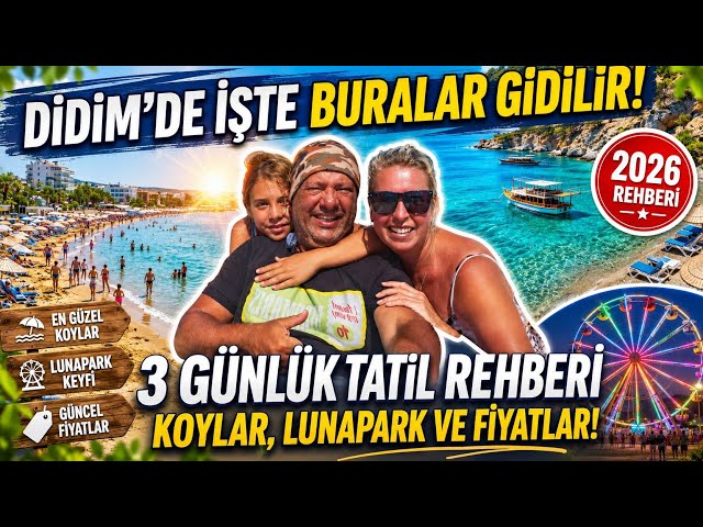 Didim Vacation Plan 2026 / What to Do in Didim in 3 Days? / Bays, Prices, and Tips