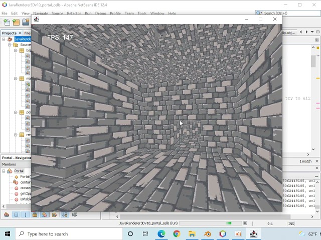 [Java 3D] from scratch - Portals and Cells Occlusion Culling Experimental Reimplementation Test #2