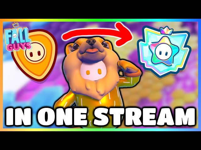 Streaming Until I Reach Superstar in Fall Guys Ranked... (Hour 1-12)