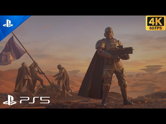 [PS5] HELLDIVERS 2 Single Player Gameplay Walkthrough First Mission  [4K 60FPS] - No Commentary