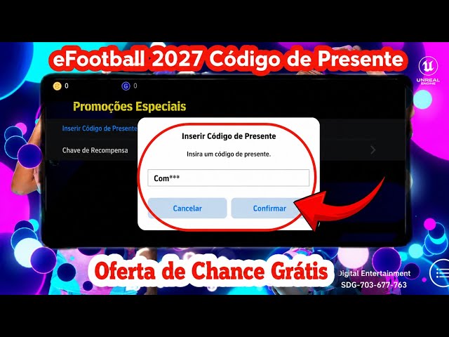 Como resgatar o código de presente do eFootball 2027| Obtenha ofertas Chance Grátis e recompensas