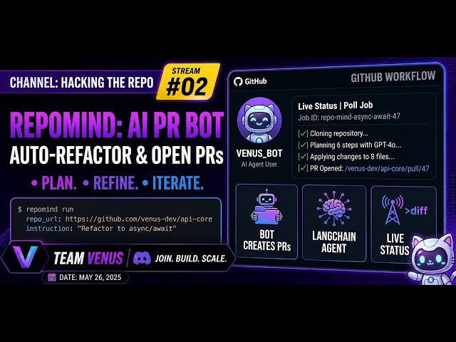 TeamVenus - HackingTheRepo-Website Discord Stream #02 (28-07-2026)