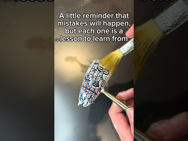 Every mistake helps you grow. #handmadelure #art #oops