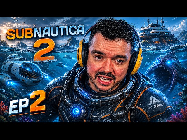 GAULES SOBREVIVENDO NO OCEANO DE SUBNAUTICA 2 ! EP2 - GAULES com LIMINHA, BT e FLAVIN