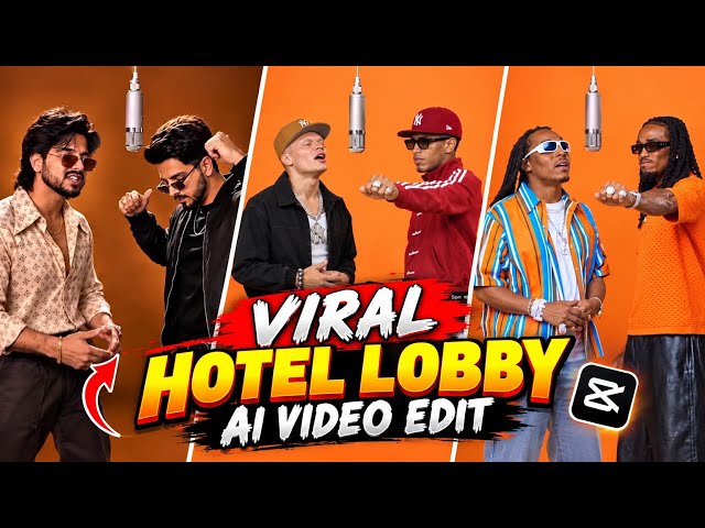 Instagram Viral🔥 Hotel Lobby AI Video Editing 🔥 | Trending AI Video