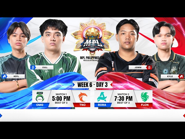 🔴 LIVE | MPL PH S18 | ENGLISH - Week 6 Day 3