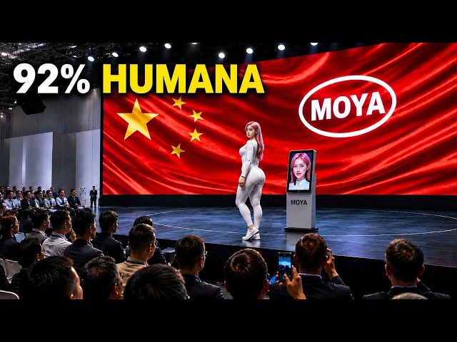 El nuevo robot de IA de China, MOYA, parece demasiado real: 92% humano