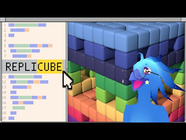 Nakabo learns to code (Replicube)