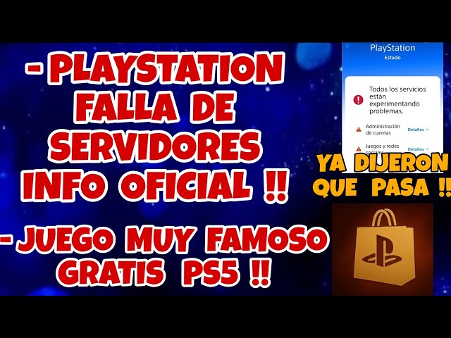 PLAYSTATION WORLDWIDE OUTAGE IMPORTANT OFFICIAL INFO | FAMOUS GAME FREE ON PS5