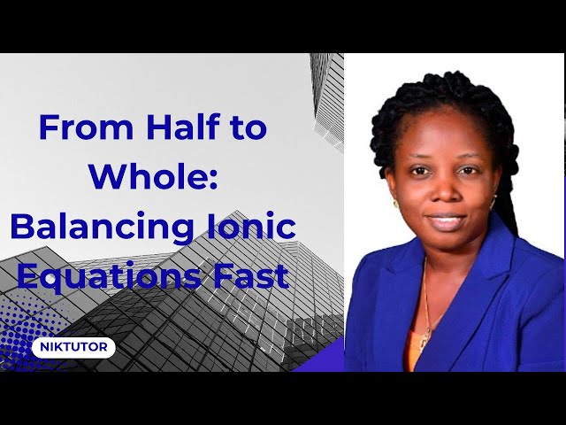 From Half to Whole: Balancing Ionic Equations Fast