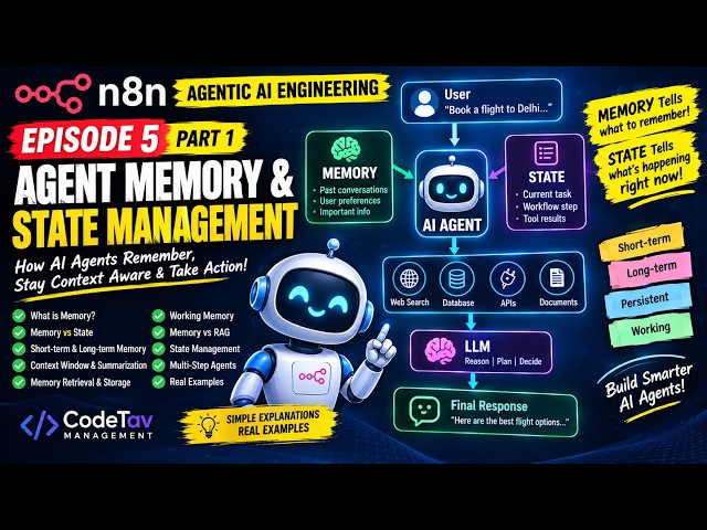 Agentic AI Episode 5 Part 1: Agent Memory & State Management Explained