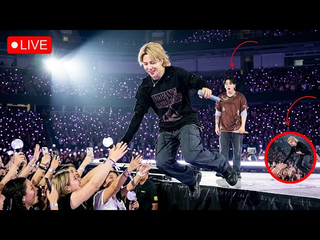 7 minutes ago: BTS JIMIN LEAPS INTO THE CROWD AT BTS CHICAGO DAY 2! 😱💜