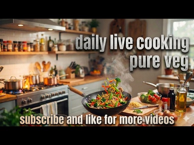 Daily live cooking.Kitchen Life LIVE | Home Cooking, Tips & Delicious Recipes