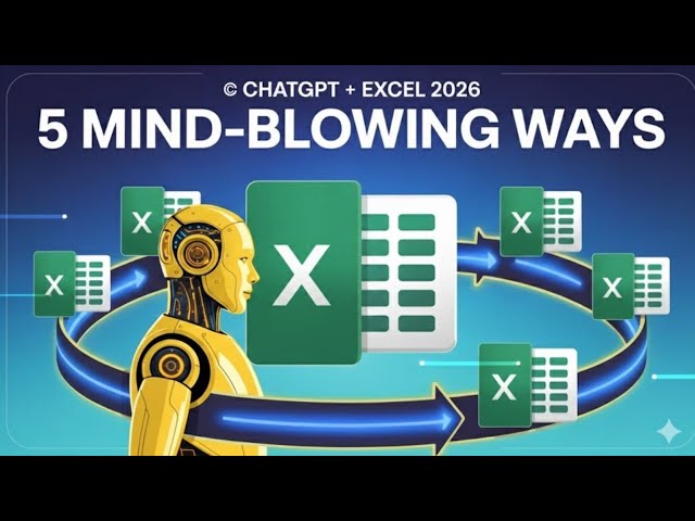 🔥 ChatGPT + Excel 2026: 5 Mind-Blowing Ways to Transfer Data to Multiple Sheets | Power Query & VBA