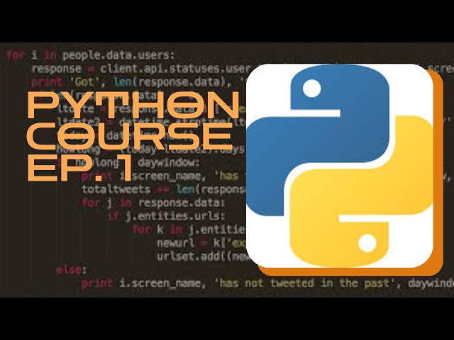 Python Free Course. Ep. 1