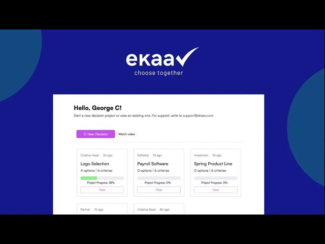 Ekaav Lifetime Deal & Review: Collaborative Decision Making Software - Appsumo Deal