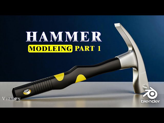 Blender Hammer Modeling Tutorial - Part 1 | Beginner’s Step-by-Step Guide