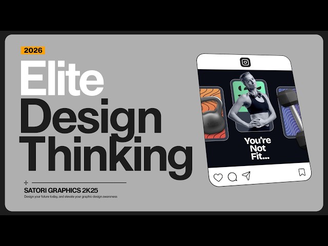 4 Graphic Design Tips For ELITE Design Thinkers!
