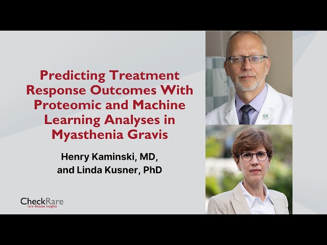 Predicting Treatment Response Outcomes With Proteomic and Machine Learning Analyses in MG