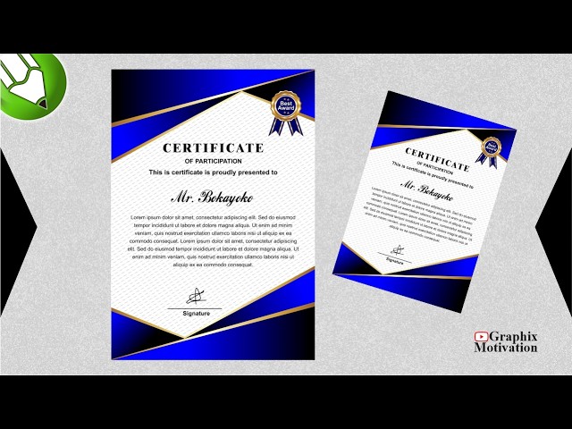 How to Make a Professional Certificate Design in CorelDRAW | CorelDRAW Tutorial for Beginners