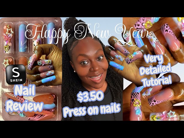 From basic to salon quality! How to put on press on nails like a pro! $3.50 shein nails tutorial 