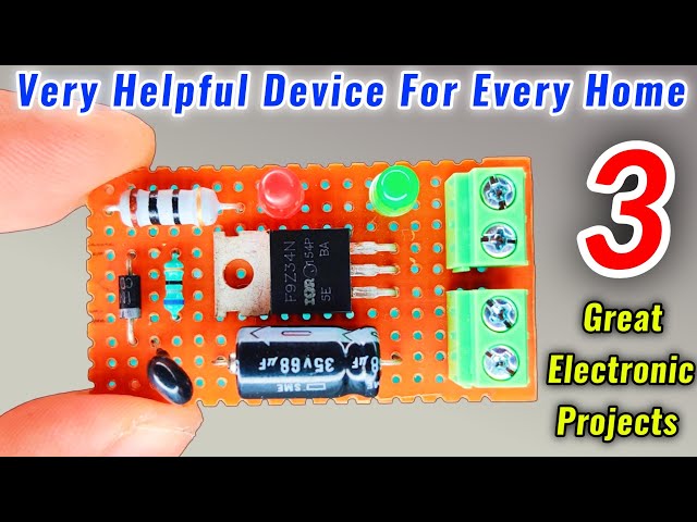 3 simple electronics projects for beginners