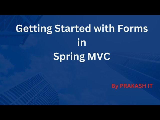 21-Working with Spring MVC form | Spring form text box example | Spring MVC form | Spring Tutorial