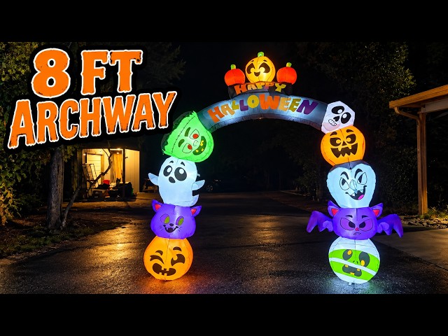 This 8 FT Halloween Archway Is Packed With Characters!