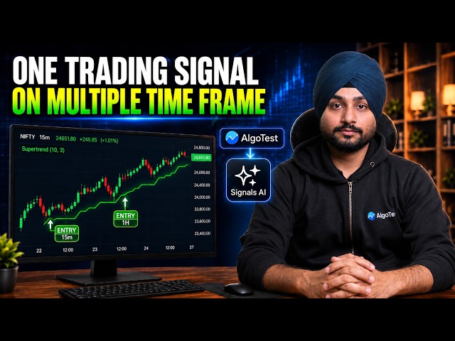 Building a Multi-Timeframe SuperTrend Strategy | No-Code | Algo Trading
