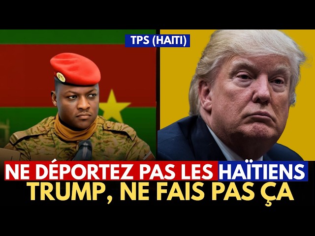 « Traoré à Donald Trump : Ne déportez pas les Haïtiens — un peuple qui saigne déjà