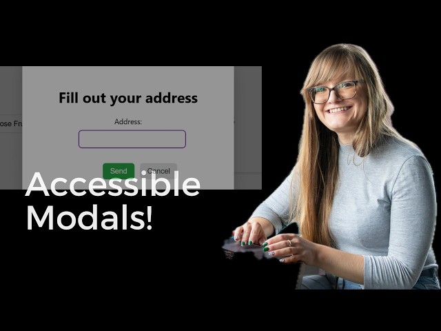 Accessible Modal Tutorial in React | Build ARIA-Friendly & Keyboard Navigable Modals