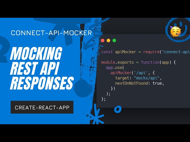 How to create react app in visual studio code and mock REST API