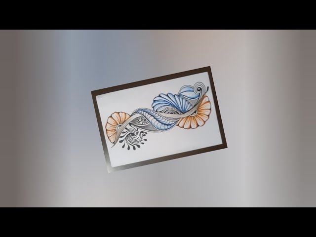 Zentangle pattern || relaxingzenmethods || zentangle idea 