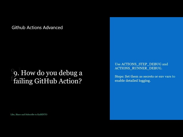 15 Advanced GitHub Actions Interview Questions | Deep Dive CI/CD (Part 2/3)
