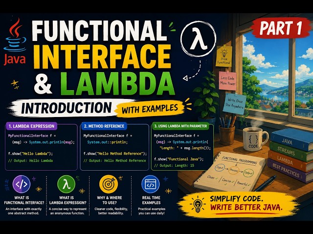 Functional Interface & Lambda Expression in Java 8 | Real Examples | Part 1