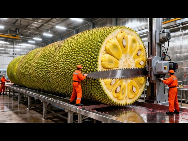 Production process: From jackfruit to premium dried jackfruit (full process)