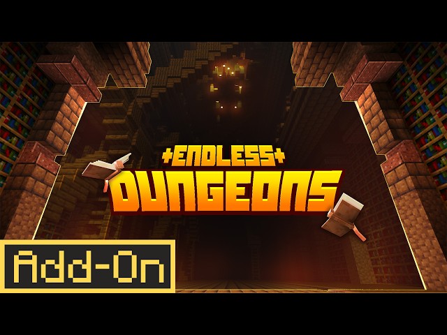 This Addon Adds ENDLESS DUNGEONS to Minecraft Bedrock!