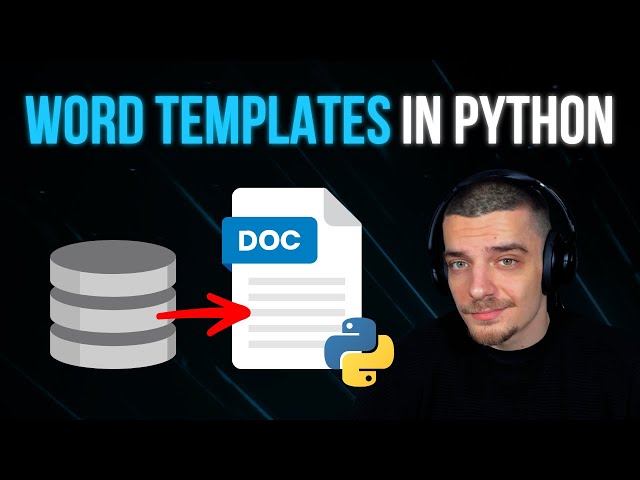 Easily Create & Fill Word Templates in Python