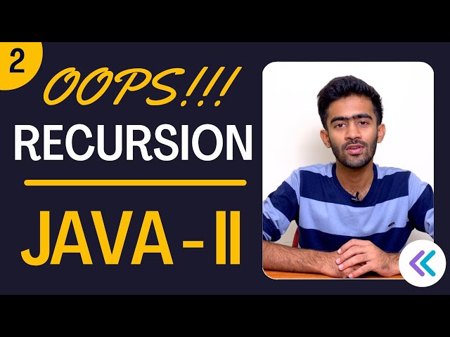 OOPs - Java Programming | Ep-2 | Recursion | Tamil | code io