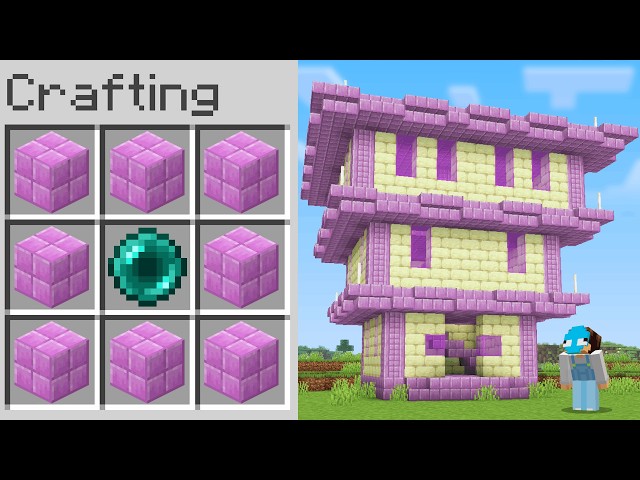 Minecraft Manhunt, But You Craft Structures...