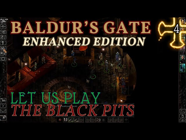 BG:EE — The Black Pits — Let's Play S01E04: Easiest fight of my life!
